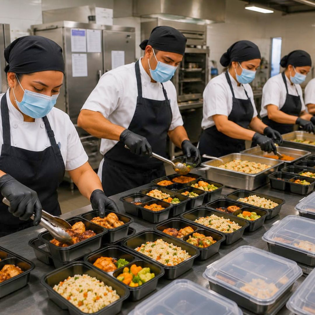Comedores industriales con preparación de alimentos para colaboradores