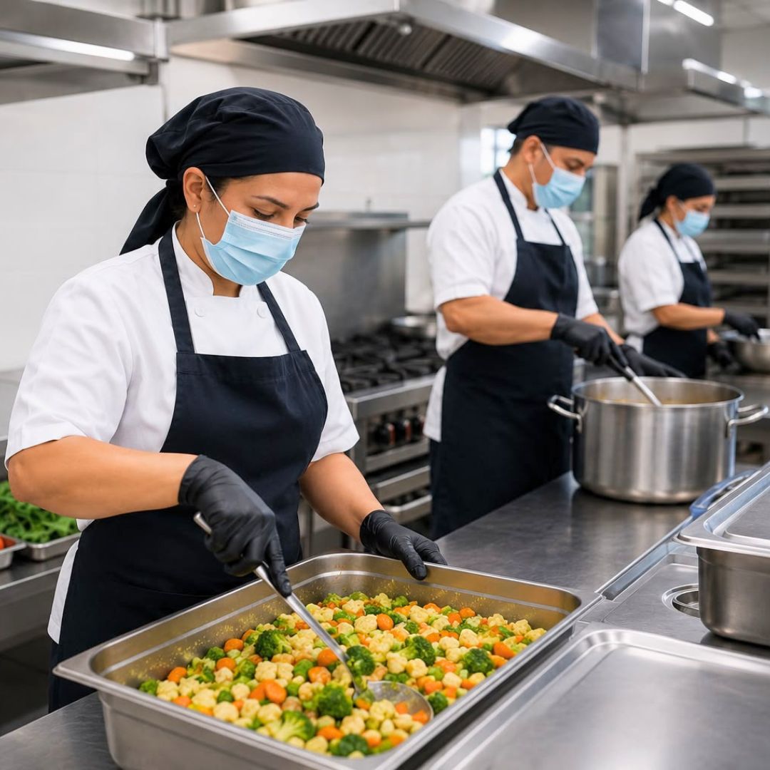 Servicio de comedor industrial para empleados